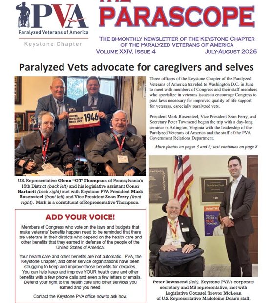 Image of the PARASCOPE front page